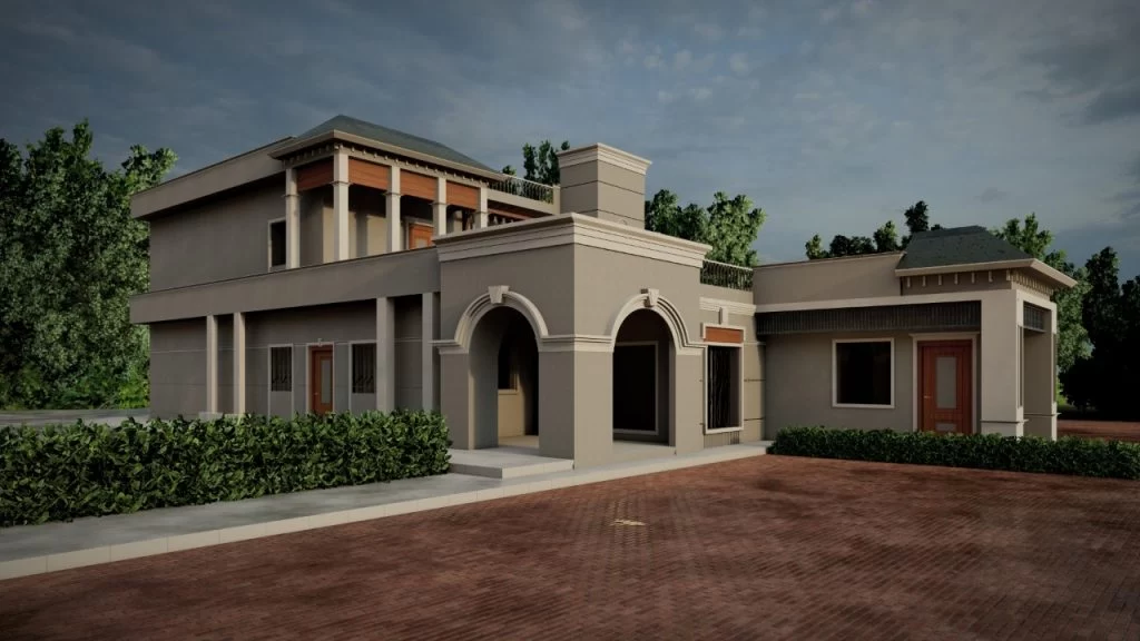 Elevation detail study