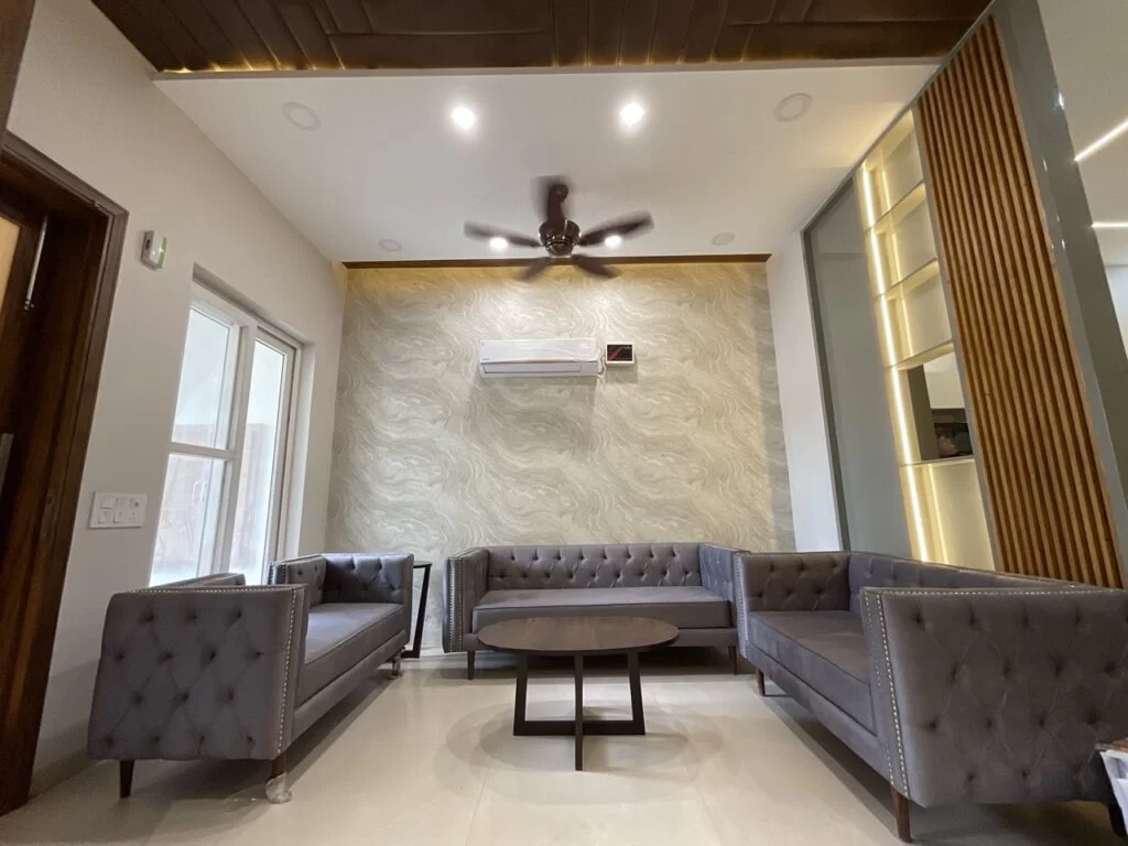 Interior with timber finishes