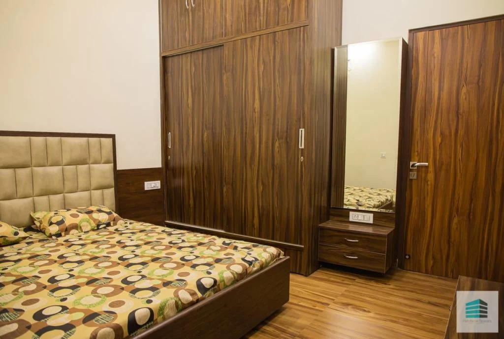 Bedroom with wardrobes